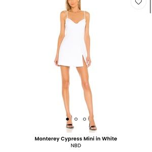 NWT NBD White Mini Dress S